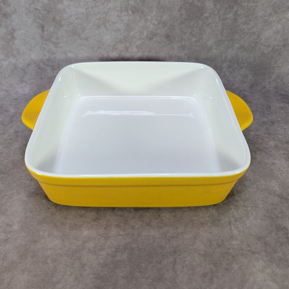 Sweese Ceramic 8x8 Square Baking Dish Pan Yellow Casserole Oven Safe Handles